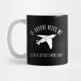 Air Travel At The Gate Mug